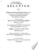 Relation des mesures qui furent prises dans les années 1711, 1712 et 1713 pour introduire la liturgie Anglicane dans le Roiaume de Prusse et dans l'Electorat de Hanover