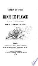 Relation du voyage de Henri de France en Écosse et en Angleterre