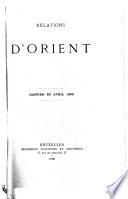 Relations d'Orient