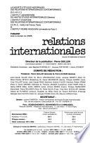Relations internationales