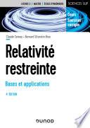 Relativité restreinte - Bases et applications - 4e éd.