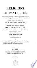 Religions de l'Antiquité, considérées principalement dans leurs formes symboliques et mythologiques: 1. Doctrine grecque des héros et des démons; ... Bacchus; Pan et les Muses;l'amour et Psyché; les initiations de Thespies
