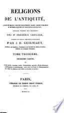 Religions de l'antiquité, considérés principalement dans leurs formes symboliques et mythologiques