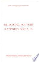 Religions, pouvoir, rapports sociaux