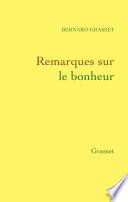 Remarques sur le bonheur