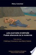 Rémy Colombat. Les Avatars d’Orphée