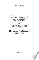 Renaissance, baroque et classicisme