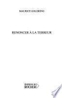 Renoncer à la terreur