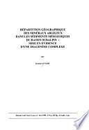 Répartition géographique des minéraux argileux dans les sédiments mésozoïques du bassin subalpin