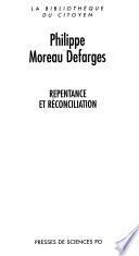 Repentance et réconciliation