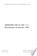 Répertoire Asie du Sud 1986