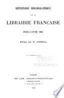 Répertoire bibliographique de la librairie française