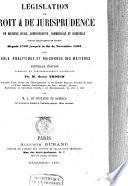 Répertoire bibliographique des ouvrages de législation, de droit et de jurisprudence...