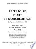 Répertoire d'art et d'archéologie