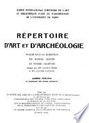 Répertoire d'art et d'archéologie