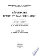 Répertoire d'art et d'archéologie