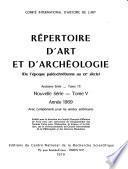 Répertoire d'art et d'archéologie