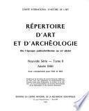 Répertoire d'art et d'archéologie