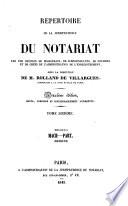 Répertoire de la jurisprudence du notariat