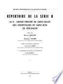 Répertoire de la série H