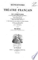 Répertoire de théâtre français