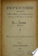 Repertoire des articles relatifs a l'histoire et a la litterature juives parus dans les periodiques de 1783 a 1898
