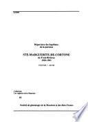 Répertoire des baptêmes de la paroisse Ste-Marguerite-de-Cortone de Trois-Rivières, 1929-1991: Ab-He