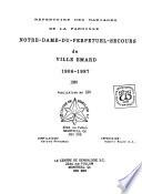 Répertoire des mariages de la Paroisse Notre-Dame-du-Perpétuel-Secours de Ville Emard, 1906-1987