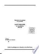 Répertoire des mariages de la Paroisse Saint-Philippe de Trois-Rivières, 1909-1992