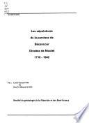 Répertoire des sépultures de la paroisse de Bécancour, diocèse de Nicolet, 1716-1942