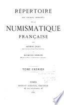 Répertoire des sources imprimées de la numismatique française