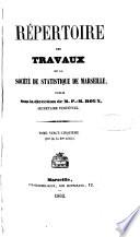 Répertoire des travaux