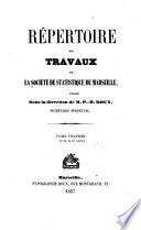 Répertoire des travaux