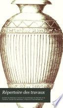 Répertoire des travaux