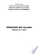 Répertoire des villages: Région de Thiès