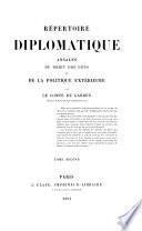 Répertoire diplomatique