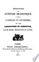 Répertoire du Gymnase dramatique