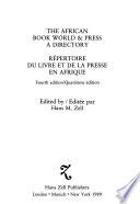 Répertoire Du Livre Et de la Presse en Afrique