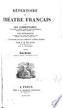Répertoire du théâtre français ...