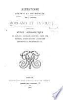 Répértoire général et méthodique de ...