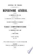 Répertoire général