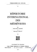 Répertoire international des médiévistes
