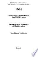 Répertoire international des médiévistes