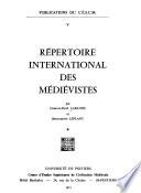 Répertoire international des médiévistes