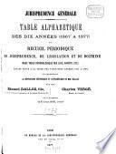 Répertoire méthodique et alphabétique de législation de doctrine et de jurisprudence en matière de droit civil, commercial, criminel, administratif, de droit des gens et de droit public