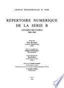 Répertoire numérique de la série R