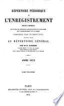 Répertoire périodique de l'enrégistrement