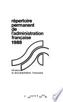 Répertoire permanent de l'administration française