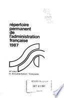 Répertoire permanent de l'administration française