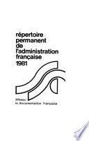 Répertoire permanent de l'administration française